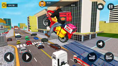 Pizza Delivery Game Bike Games Screenshot