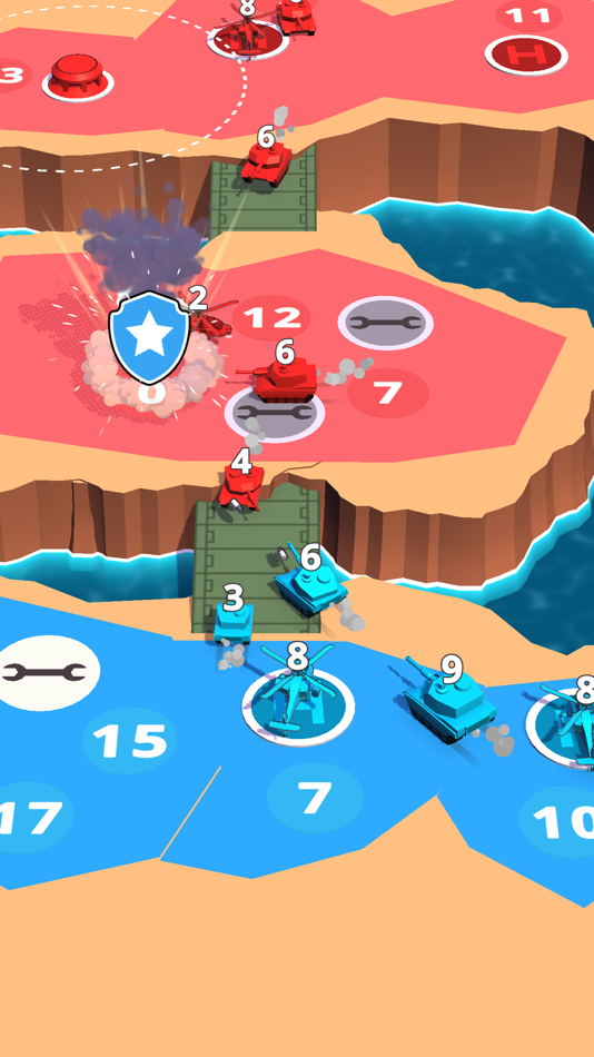 #7. Mini Wars 3D (iOS) 由: Volodymyr Delinskyi