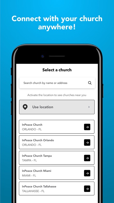 InPeace Connect Screenshot