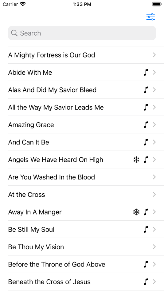#1. A2N Hymnal (iOS) 由: Paul Chen