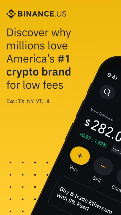Binance.US: Buy Bitcoin & ETH Screenshot