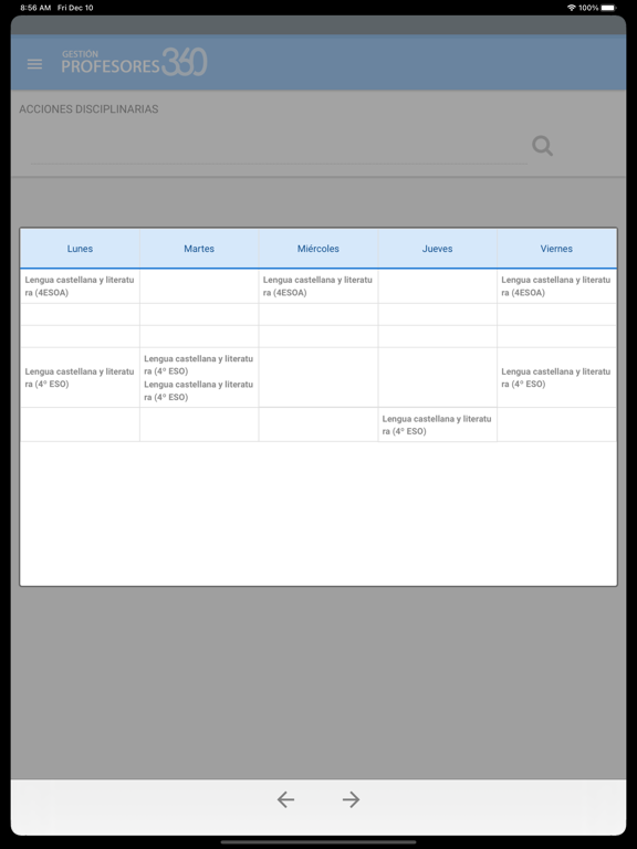 Screenshot #6 pour Gestión Profesores 360