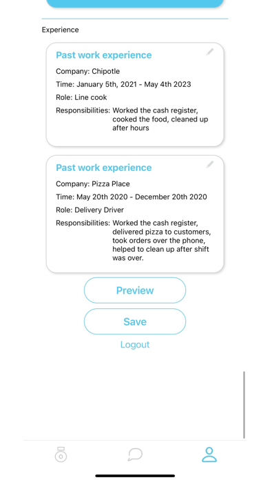 tmpo - jobs Screenshot