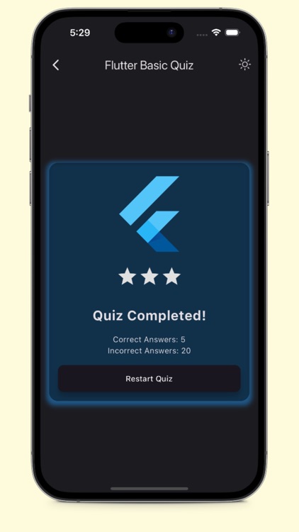 Flutter Basic Quiz screenshot-6