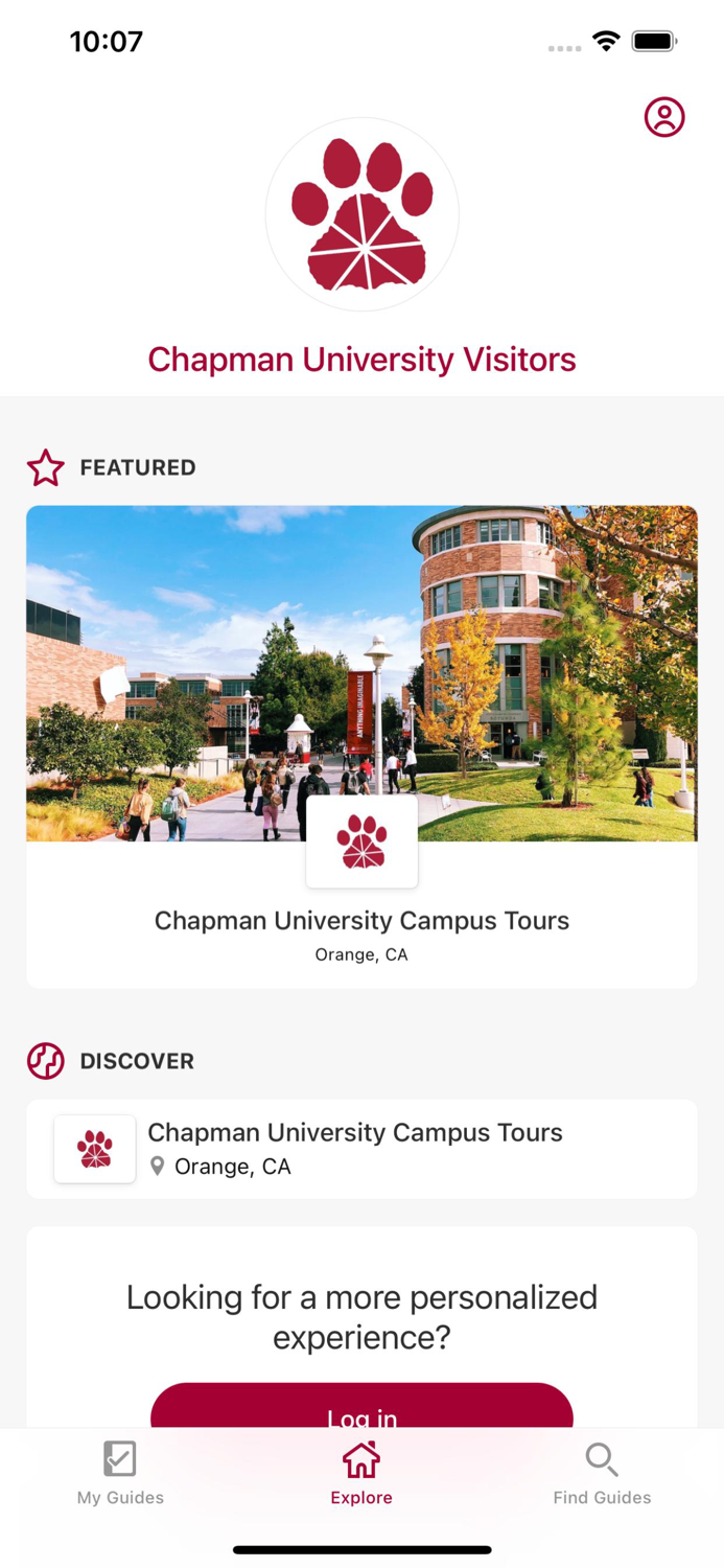 Chapman University Visitors