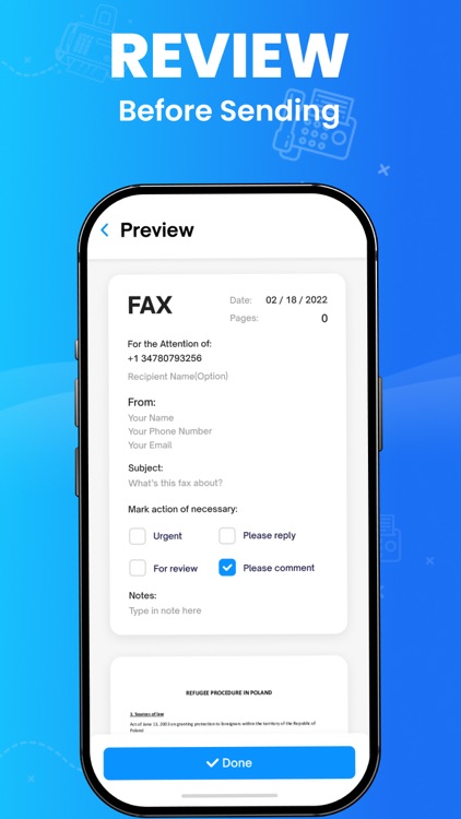 Send Free Fax from iPhone iPad screenshot-4