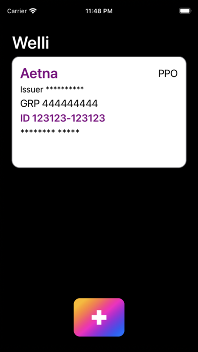 Welli - Health Wallet app screenshot