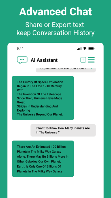 Screenshot #3 pour AI Assistant - AI Chat Bot