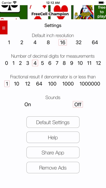 Feet&Inches Calculator screenshot-4