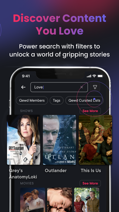 QEWD: Find What to Watch Now Screenshot