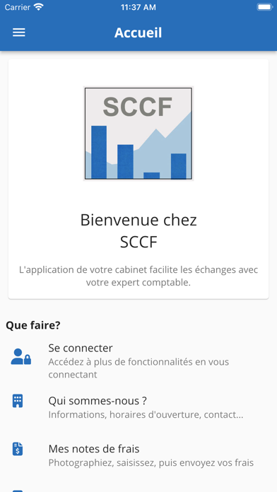 SCCF Expert Comptable Screenshot
