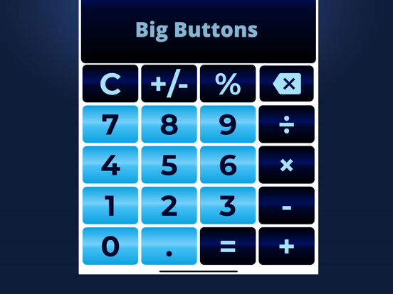 Screenshot #5 pour Big Finger Calculator