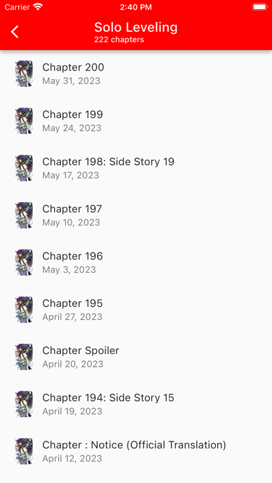 MangaHub - Read Popular Mangas Screenshot