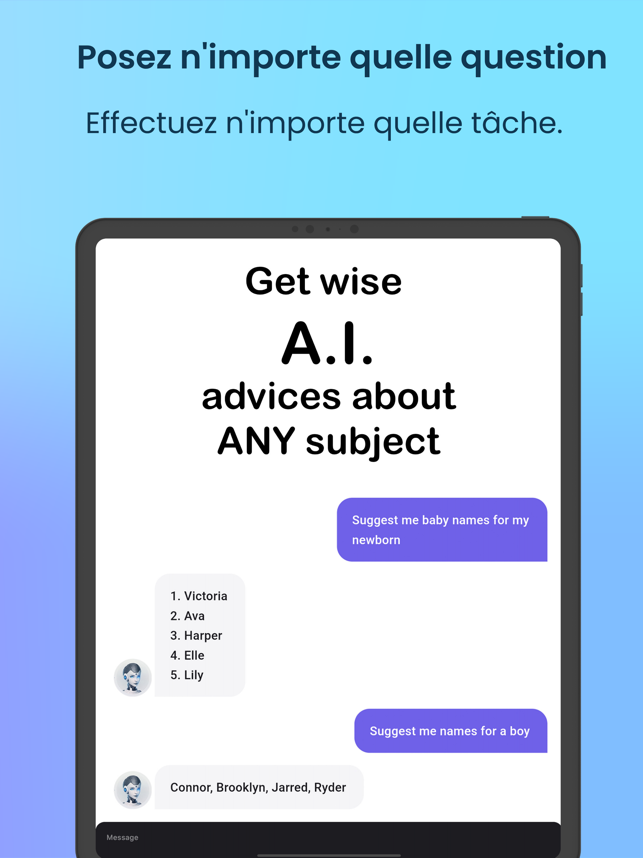 ‎A.I. Chat Vocal: Ouvrir AI Bot Capture d'écran