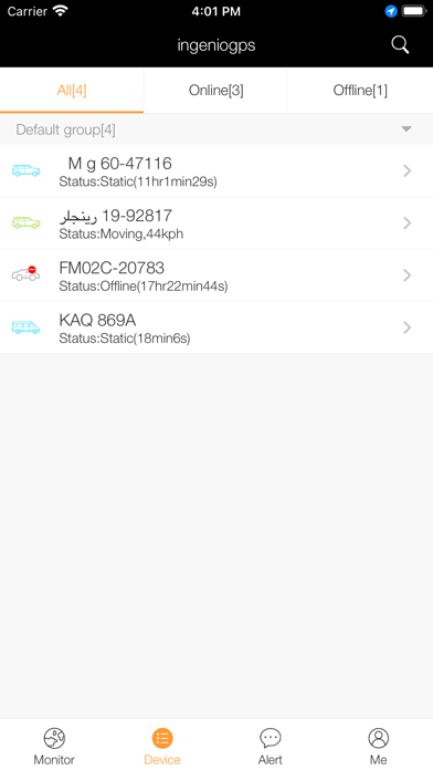 IngenioTrack Screenshot