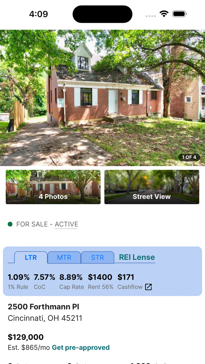 REI Lense - Real Estate Deals