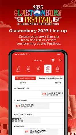 Game screenshot Official Glastonbury App 2023 hack