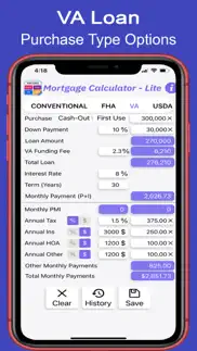 mortgage calculator-lite iphone screenshot 4