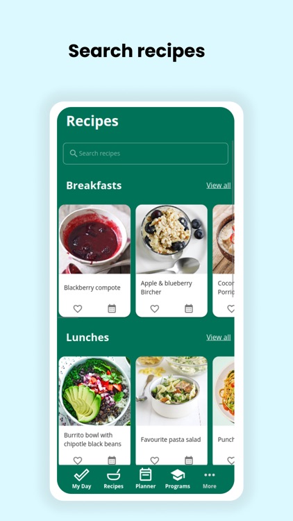 Model My Lifestyle - Meals