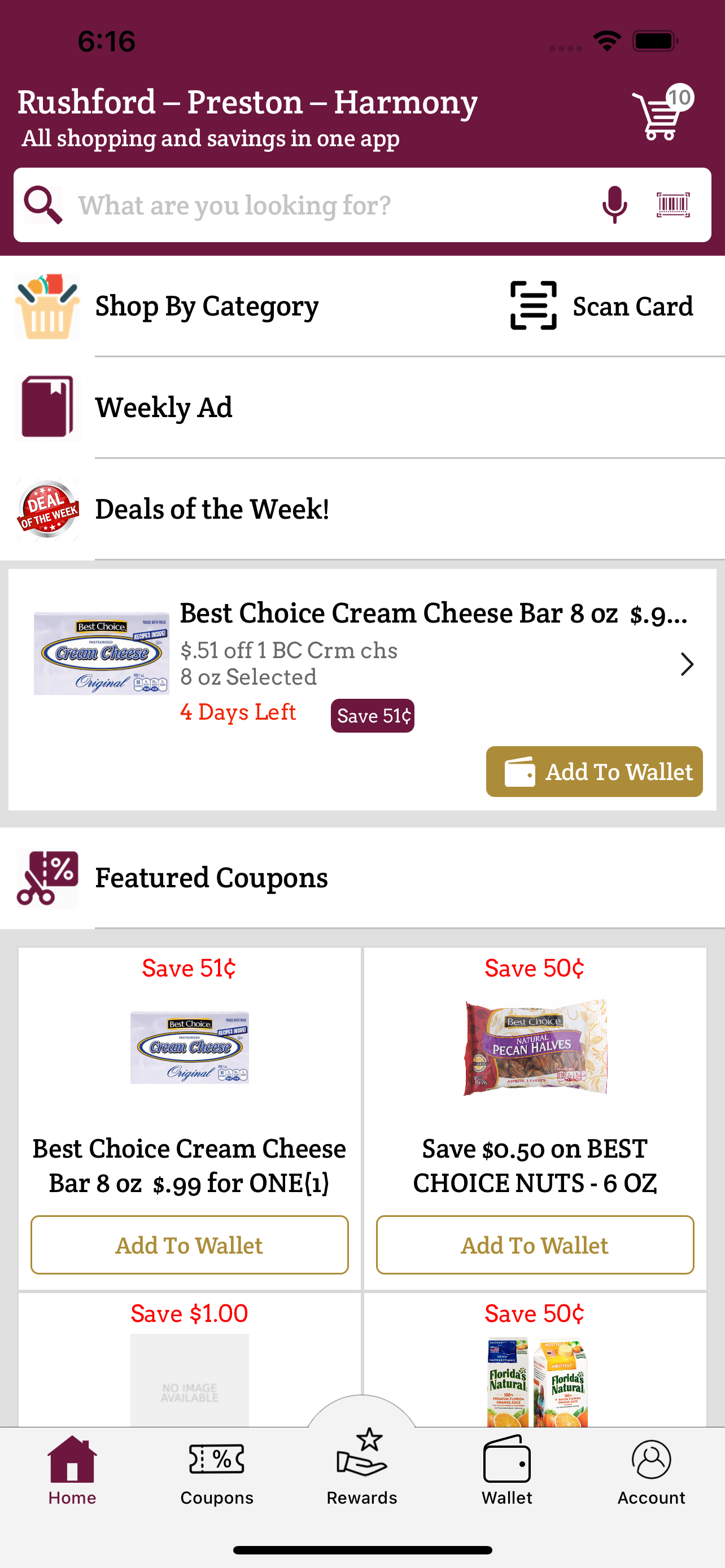 Rushford–Preston–Harmony Foods screenshot 1