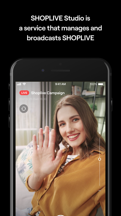 Shoplive Studio Screenshot
