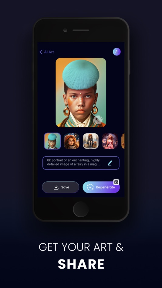 #1. AI Art Generator - AI Photo (iOS) 来自: Md Kawsar Ul Haque Bhuyan