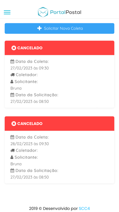 Portal Postal Screenshot