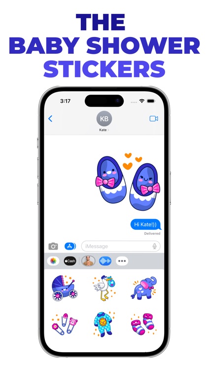 The Baby Shower stickers