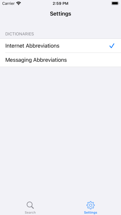 One Dictionary Screenshot
