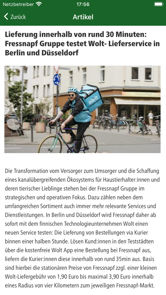 #3. FRESSNAPP (iOS) 由: Staffbase GmbH
