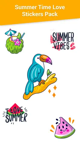 Game screenshot Summer Time Love Emojis apk