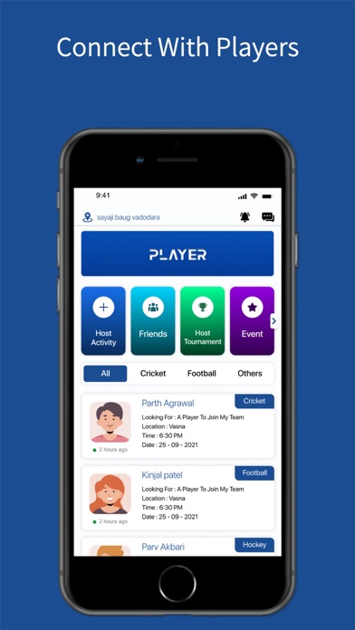 Pllayer App Screenshot