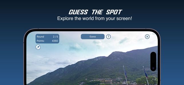 ‎Guess the Spot - GeoGuess Game Screenshot