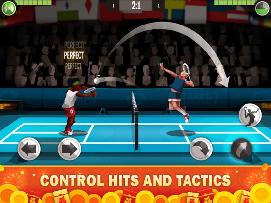 Badminton League iPad app afbeelding 1