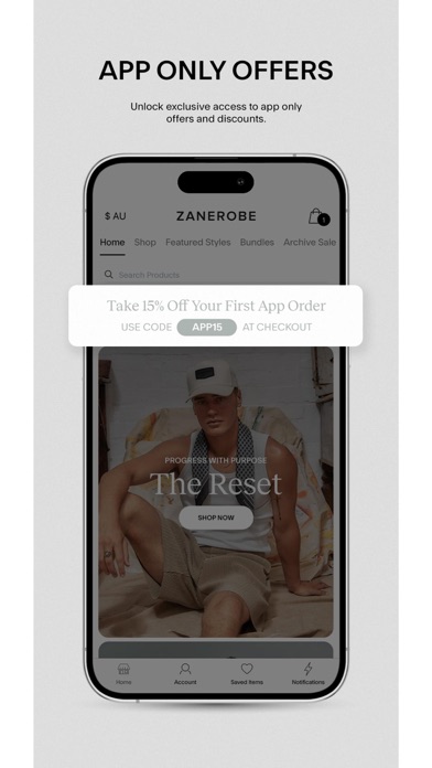 ZANEROBE Australia Screenshot
