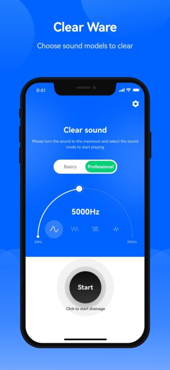 Clear Ware Sonic Wave Test