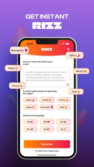 Plug RIZZ AI Dating Assistant screenshot 3