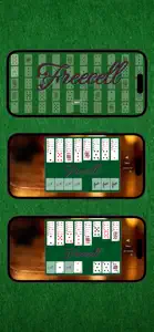 Simple FreeCell card game App screenshot #2 for iPhone