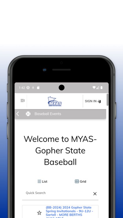 MN Youth Athletic Services Screenshot