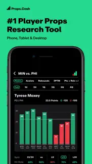 props.cash | player props data iphone screenshot 1