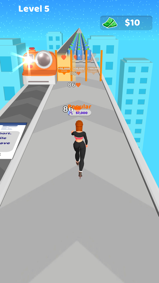 #4. Influencer Run 3D! (iOS) By: Ozan Kasikci