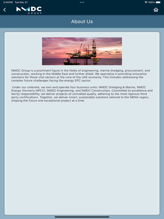 NMDC App iPad screenshot 4 - Utilities app