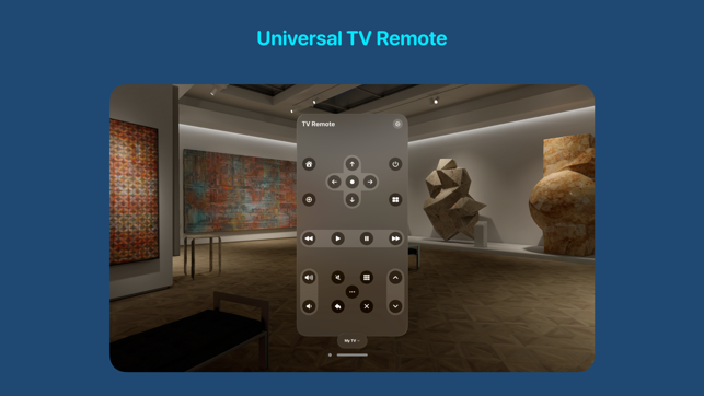 TV-Fernbedienung – Screenshot der Universalfernbedienung