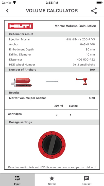 Hilti Volume Calculator screenshot-3