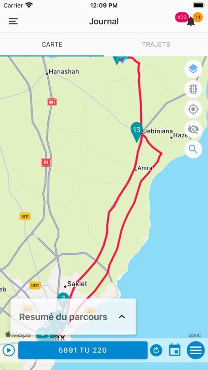 Unidev GPS tracking screenshot-8