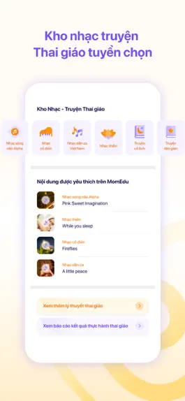 Game screenshot MomEdu - App Thai Giáo Bà Bầu apk