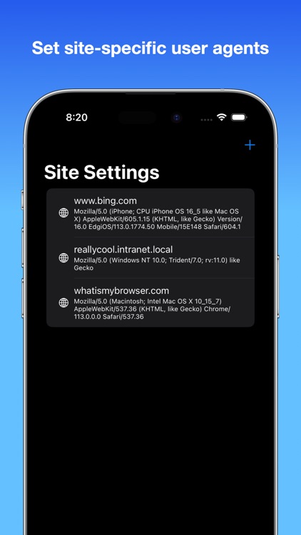 Unagent User Agent Switcher