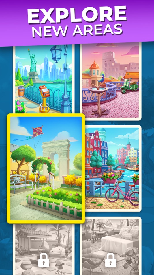 #6. Tile Match - Garden Journey (iOS) Bởi: Coco Play