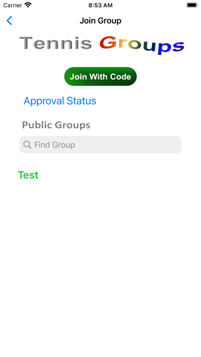 Tennis Teams Screenshot