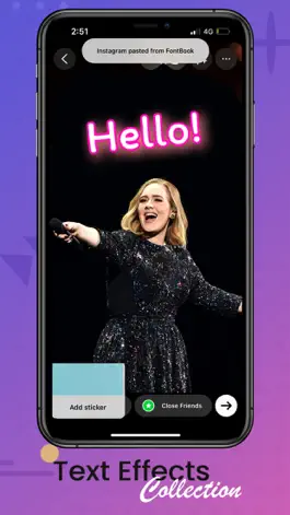Game screenshot FontBook - fonts for Instagram apk